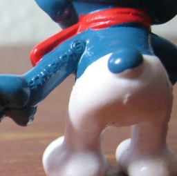 Schtroumpf en hélicoptère - photo