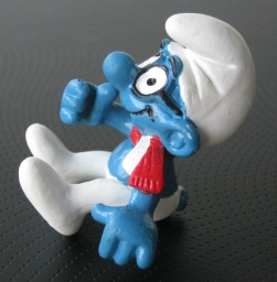 Schtroumpf en hélicoptère - photo