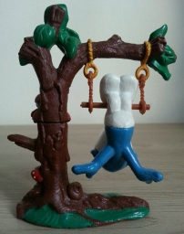 Schtroumpf avec trapèze - photo