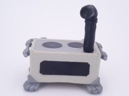 Schtroumpfette qui cuisine - photo