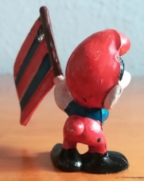 Schtroumpf drapeau de Barcelone (version 2) - photo