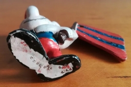 Schtroumpf drapeau de Barcelone (version 2) - photo