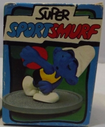 Schtroumpf lanceur de disque - photo