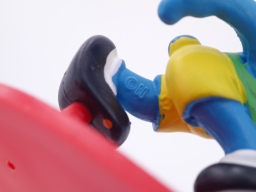 Schtroumpf saut de haie - photo