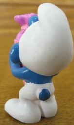 Schtroumpf avec cornet surprise (rose) - photo