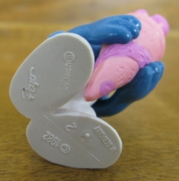 Schtroumpf avec cornet surprise (rose) - photo