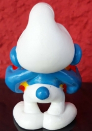 Schtroumpf avec accordéon - photo