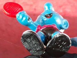 Schtroumpf joueur de tennis de table - photo