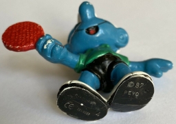 Schtroumpf joueur de tennis de table - photo