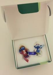 Schtroumpfette gérante & Schtroumpf chimiste - photo