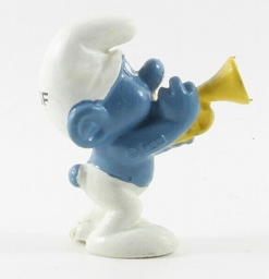 Schtroumpf à la trompette - photo