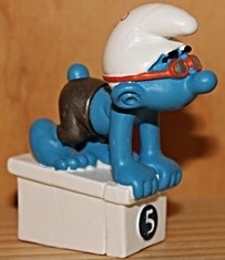 Schtroumpf nageur - photo