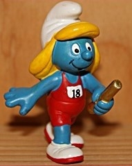 Schtroumpfette course de relais - photo