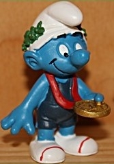 Schtroumpf médaille d\'or - photo