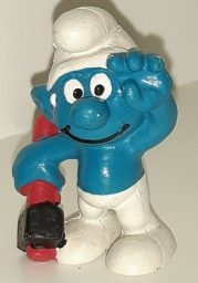 Schtroumpf avec marteau - photo