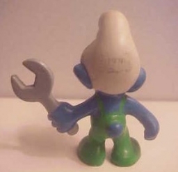 Schtroumpf bricoleur - photo