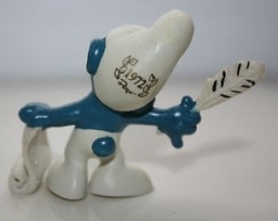 Schtroumpf poète - photo