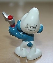 Schtroumpf bûcheron - photo