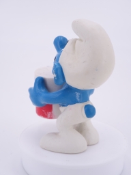 Schtroumpf avec pot de lait concentré - photo