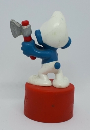 Schtroumpf bûcheron - photo