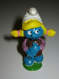 Schtroumpfette écolière - photo