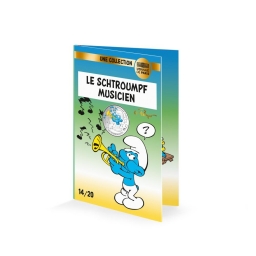 Pièce en argent 10€ - Schtroumpf Musicien - photo