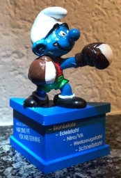 Schtroumpf boxeur - photo