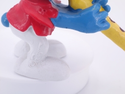 Schtroumpf avec flûte - photo