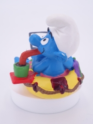 Schtroumpf accro au travail - photo