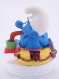 Schtroumpf accro au travail - photo