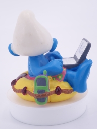 Schtroumpf accro au travail - photo