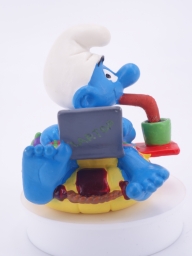 Schtroumpf accro au travail - photo