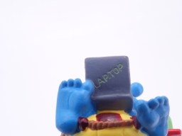 Schtroumpf accro au travail - photo