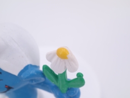 Schtroumpf courtisant avec fleur (rendez-vous) - photo