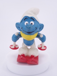 Schtroumpf skieur - photo