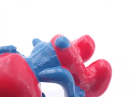 Grand Schtroumpf avec pipe et chaise - photo