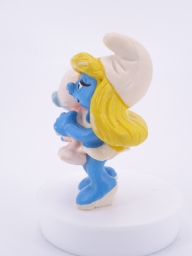 Schtroumpfette avec bébé - photo