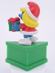 Schtroumpfette de Noël avec cadeau - photo