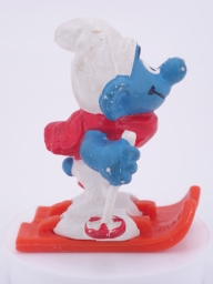 Schtroumpf skieur - photo