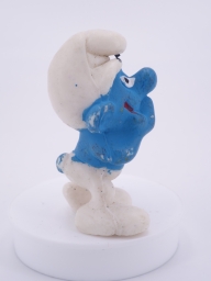 Schtroumpf avec pancarte - photo