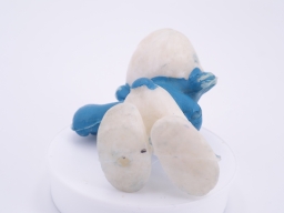 Schtroumpf avec pancarte - photo