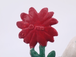 Schtroumpf courtisant avec fleur (rendez-vous) - photo