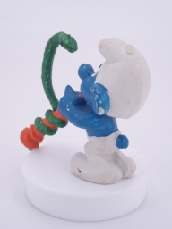 Schtroumpf joueur de flûte avec serpent - photo