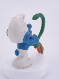 Schtroumpf joueur de flûte avec serpent - photo