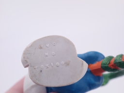 Schtroumpf joueur de flûte avec serpent - photo