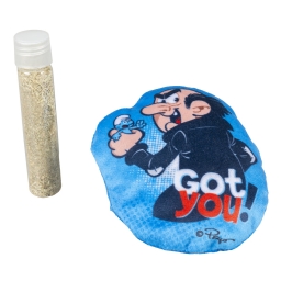 Jouet avec herbe a chat - Gargamel - photo