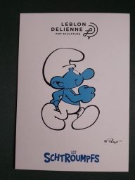 Schtroumpf marcheur - Or et argent - photo