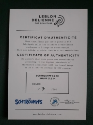 Schtroumpf marcheur - Or et argent - photo