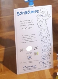 La colonne de Schtroumpfs - Version géante - Peinture bronze - photo