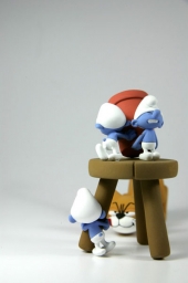 Azrael et les schtroumpfs - photo